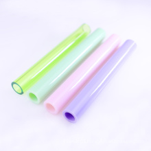 wholesale chinese suppliers COE 3.3 borosilicate colored glass tube price